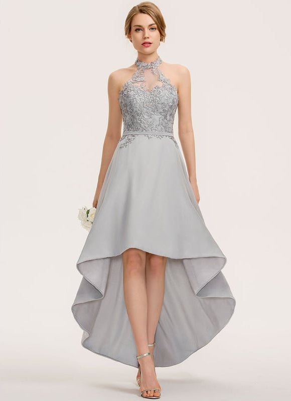 Robe de Soirée Élégance Grise Aérienne