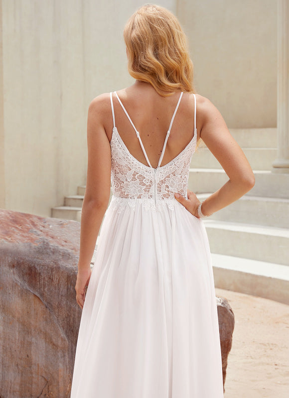 Robe de Soirée Vaporeuse Écrue - gallery 4