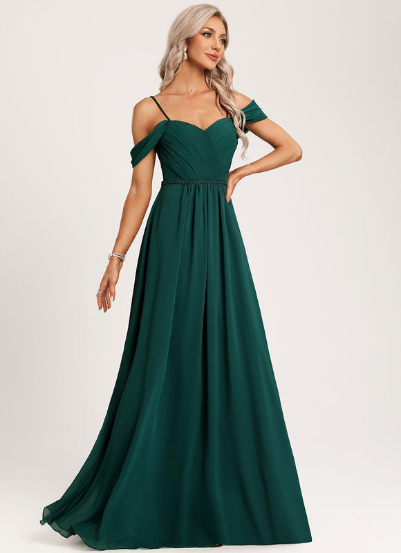 Robe de Soirée Émeraude Volante - gallery 5