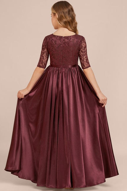 Robe de Soirée Satinée Enfantine - gallery 1