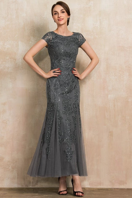 Robe de Soirée Gris Enchanté - gallery 3