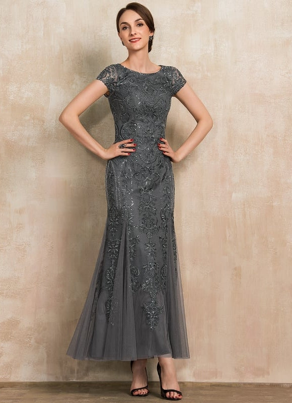 Robe de Soirée Gris Enchanté - gallery 3