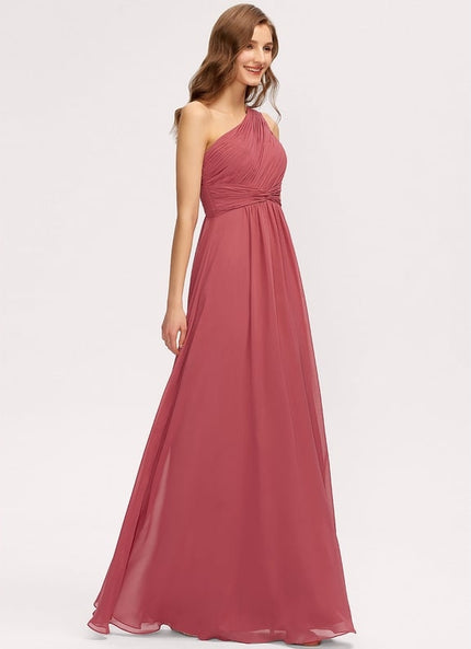 Robe de Soirée Asymétrique Fluide