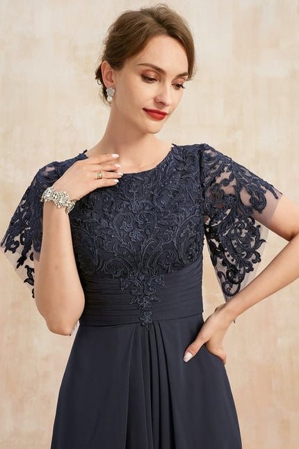 Robe de Soirée Sérénité Marine - gallery 1
