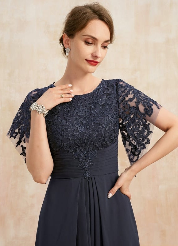 Robe de Soirée Sérénité Marine - gallery 1