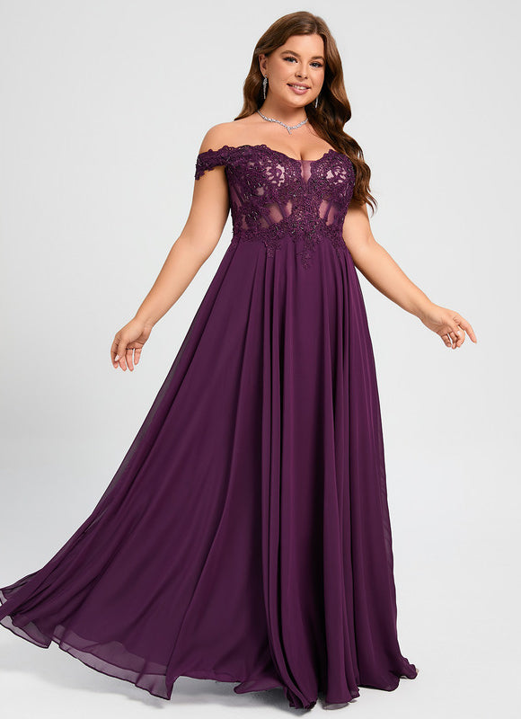 Robe de Soirée Éthérée Violette - gallery 4