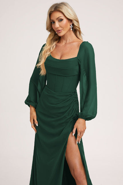 Robe de Soirée Sable Chic - gallery 4