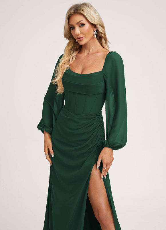 Robe de Soirée Sable Chic - gallery 4
