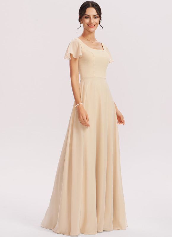 Robe de Soirée Fluide Vert Deau - gallery 3