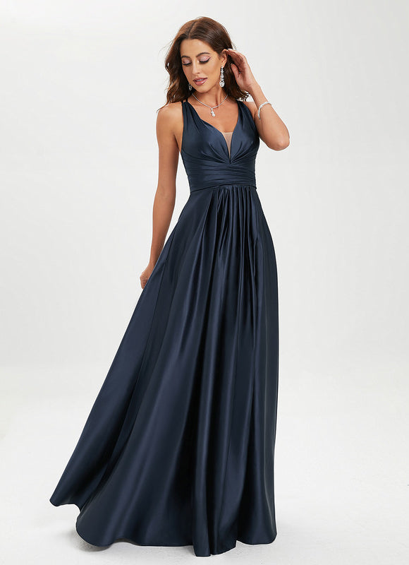 Robe de Soirée Satin Éclairée - gallery 3
