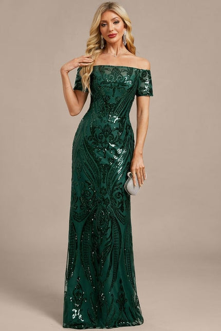 Robe de Soirée Éblouissante Émeraude - gallery 2