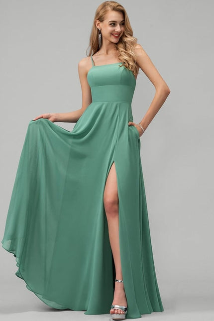 Robe de Soirée Mosaique Satinée - gallery 3