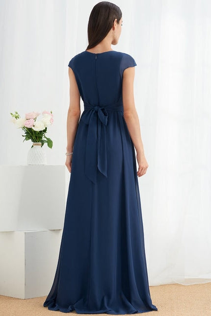 Robe de Soirée Bleu Aérien - gallery 5