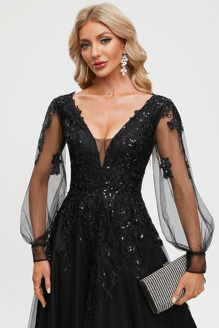 Robe de Soirée Éclat Noir - gallery 4