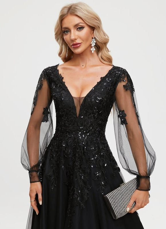 Robe de Soirée Éclat Noir - gallery 4
