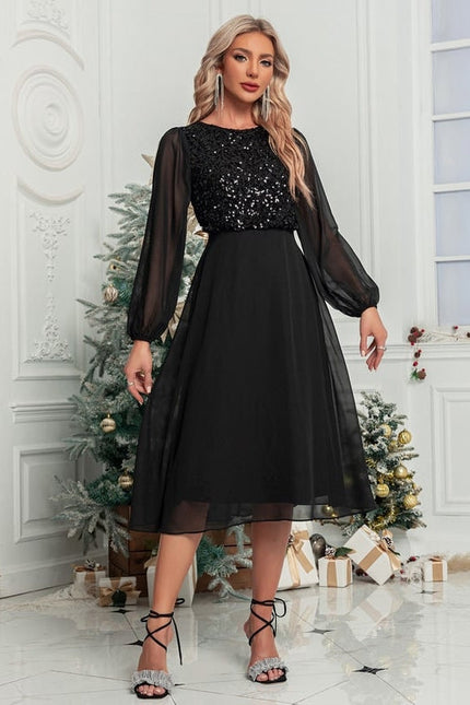 Robe de Soirée Pailletée Élégante