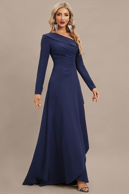 Robe de Soirée Élégance Indigo Fluidité - gallery 4