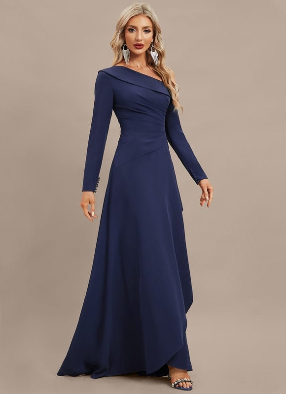 Robe de Soirée Élégance Indigo Fluidité - gallery 4