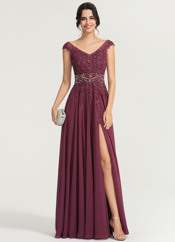 Robe de Soirée Éclat Rubis Flottant - gallery 5