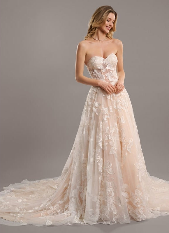 Robe de Soirée Rêverie Florale - gallery 1