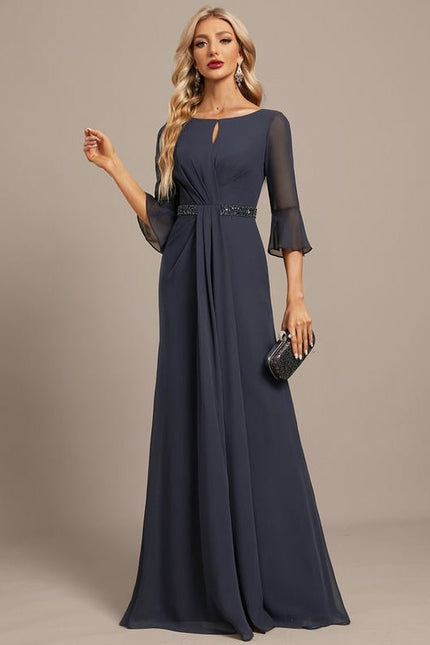 Robe de Soirée Nuit Marine Élégante - gallery 4
