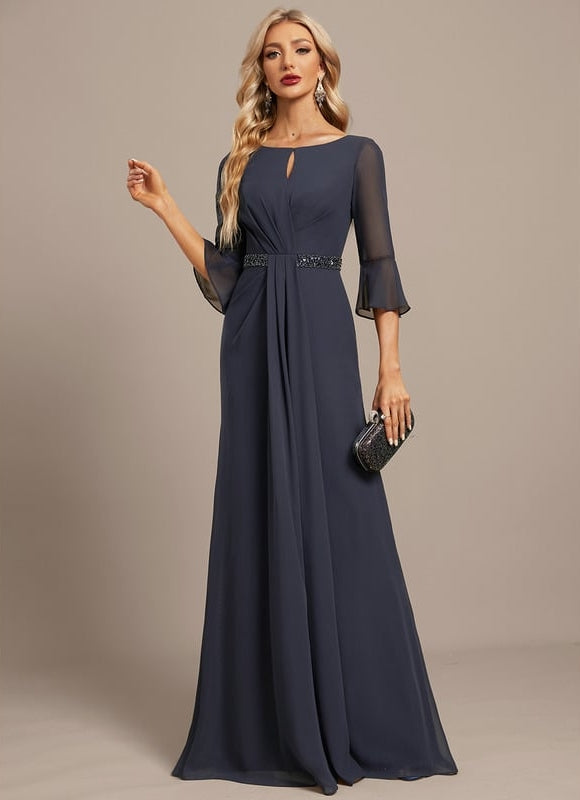 Robe de Soirée Nuit Marine Élégante - gallery 4
