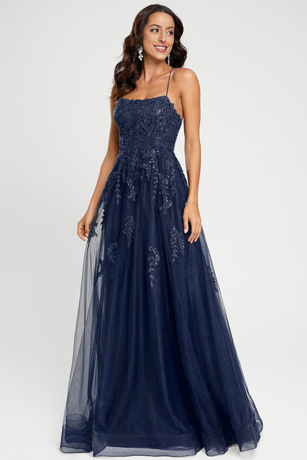 Robe de Soirée Tulle Sombre - gallery 3