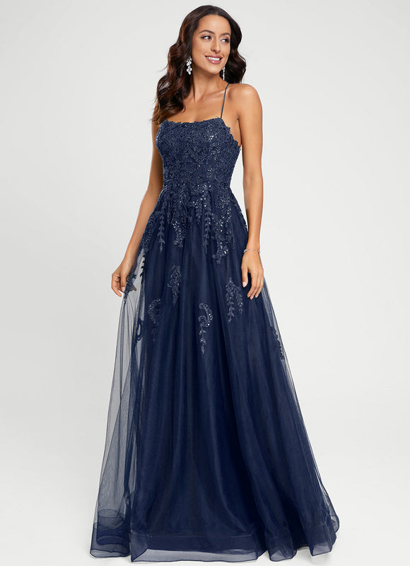 Robe de Soirée Tulle Sombre - gallery 3