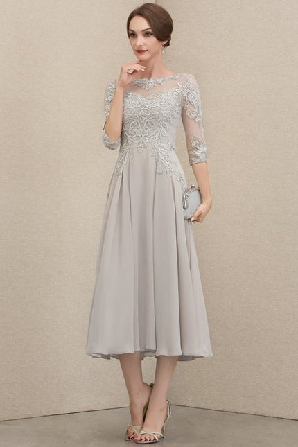 Robe de Soirée Éclat Grisé - gallery 1