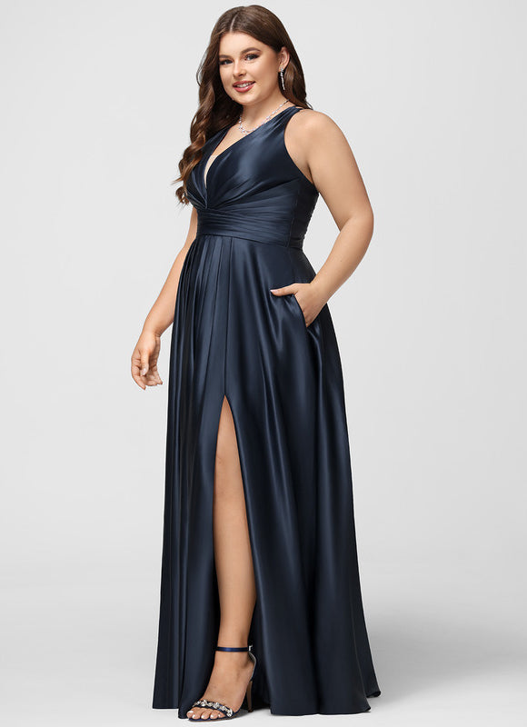 Robe de Soirée Satin Éclairée - gallery 9