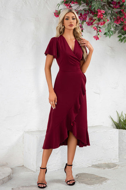 Robe de Soirée Chic Plissé Asymétrique - gallery 2
