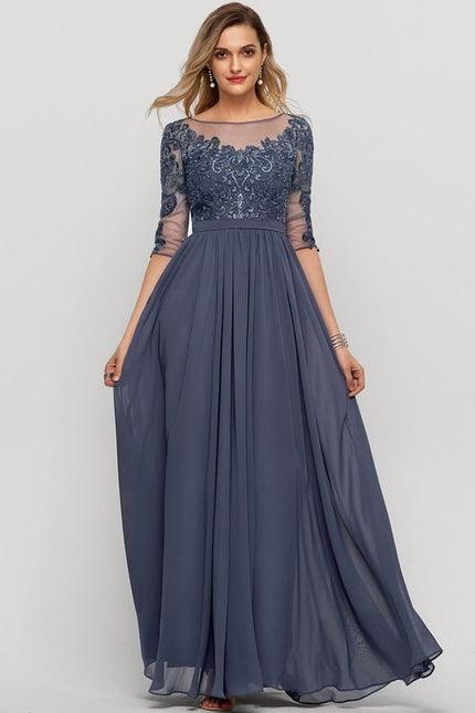 Robe de Soirée Illusion Étoilée