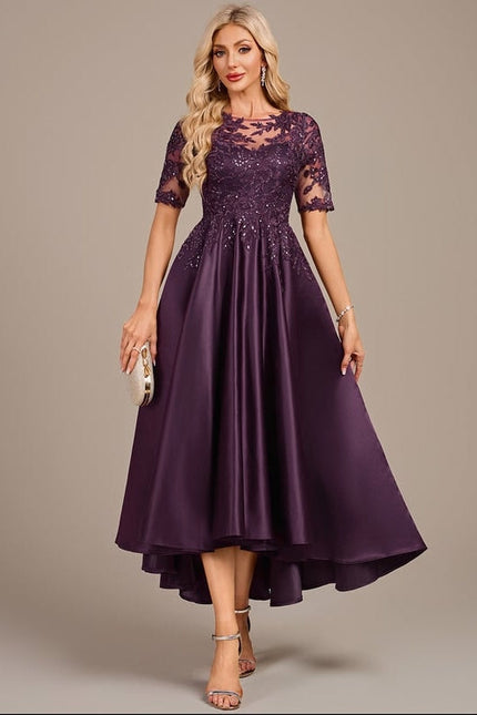 Robe de Soirée Violette Chic
