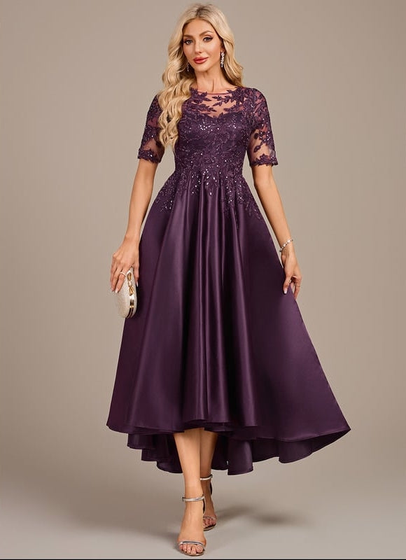 Robe de Soirée Violette Chic