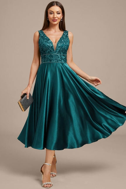 Robe de Soirée Satin Couture - gallery 5