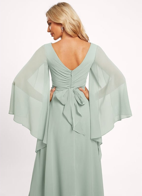 Robe de Soirée Bleu Aérien - gallery 2