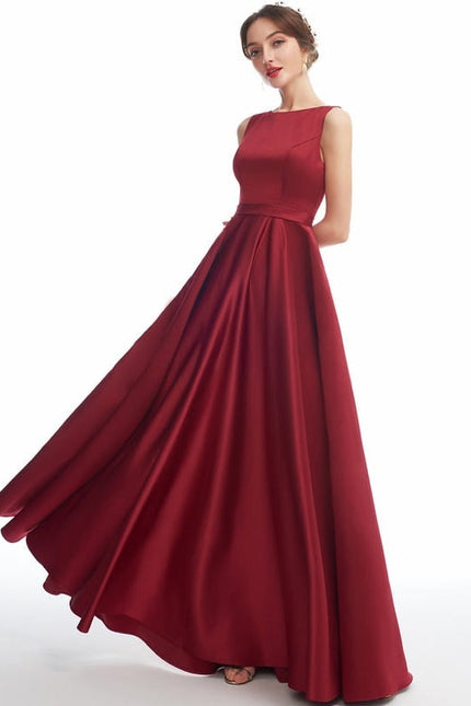 Robe de Soirée Rêve Rubis Évanescent