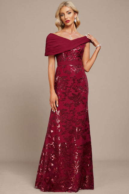 Robe de Soirée Rubis Élégante - gallery 3