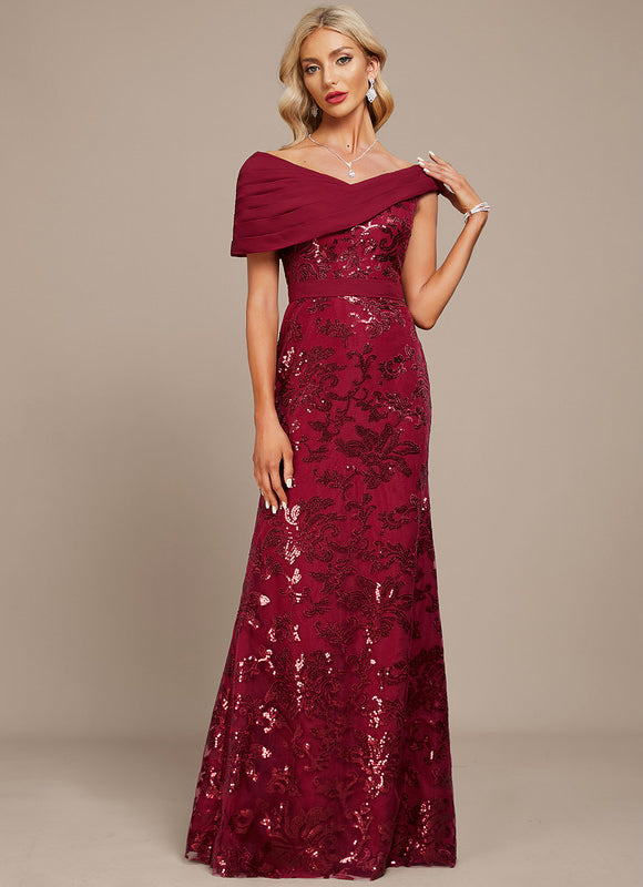 Robe de Soirée Rubis Élégante - gallery 3