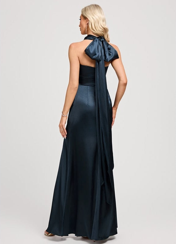 Robe de Soirée Nocturne Satinée - gallery 3