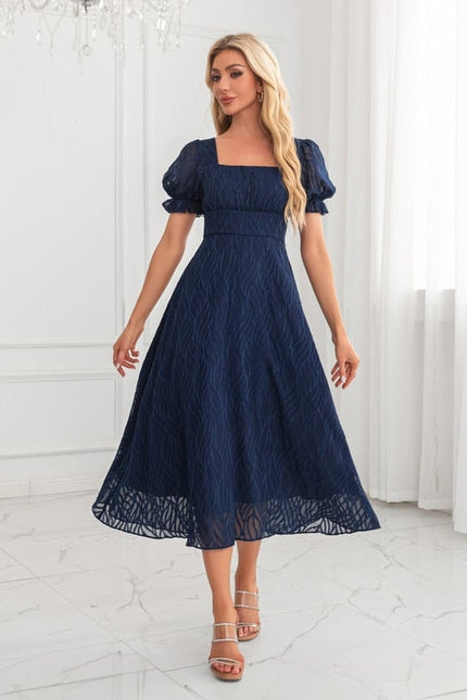 Robe de Soirée Vague Marine - gallery 3