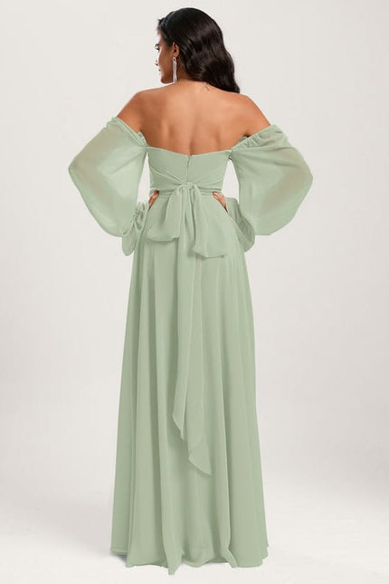 Robe de Soirée Émeraude Aérienne - gallery 9