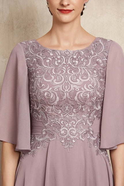 Robe de Soirée Lilas Enchanté - gallery 7