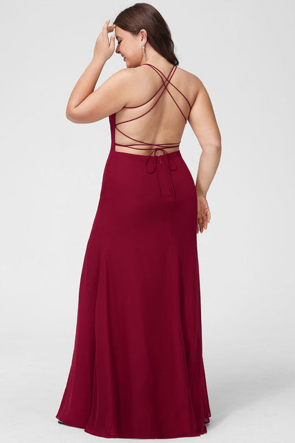 Robe de Soirée Rouge Intense Élégance - gallery 9
