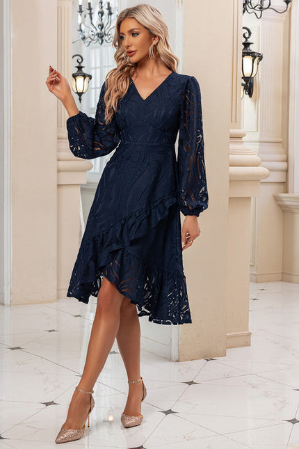 Robe de Soirée Nuit Dentelle Chic - gallery 4