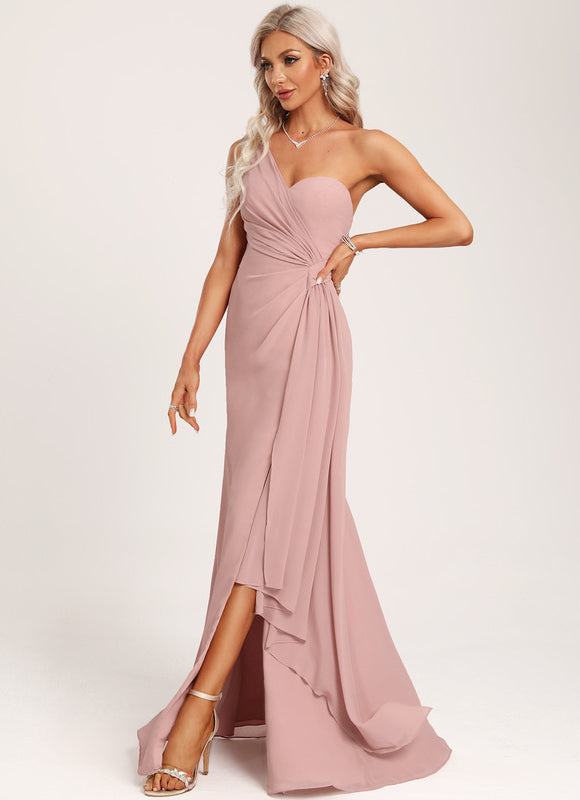 Robe de Soirée Asymétrique Fluide - gallery 2