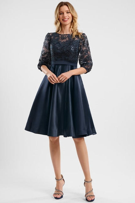 Robe de Soirée Nuit Satinée - gallery 1