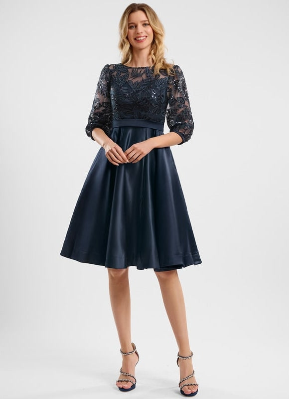 Robe de Soirée Nuit Satinée - gallery 1