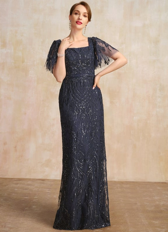 Robe de Soirée Éclat Marine