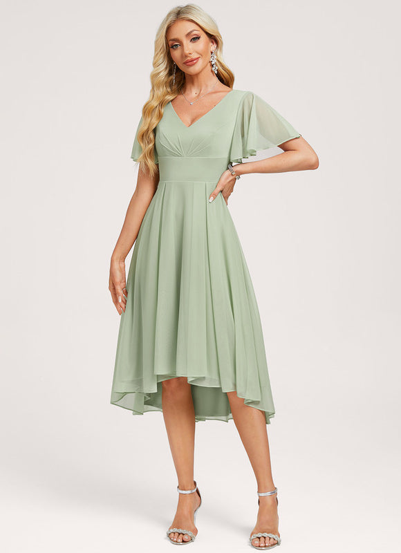 Robe de Soirée Verte Légèreté - gallery 2